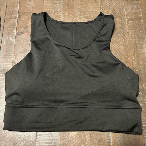 Black Large Sports Bra - Picture 1 of 3